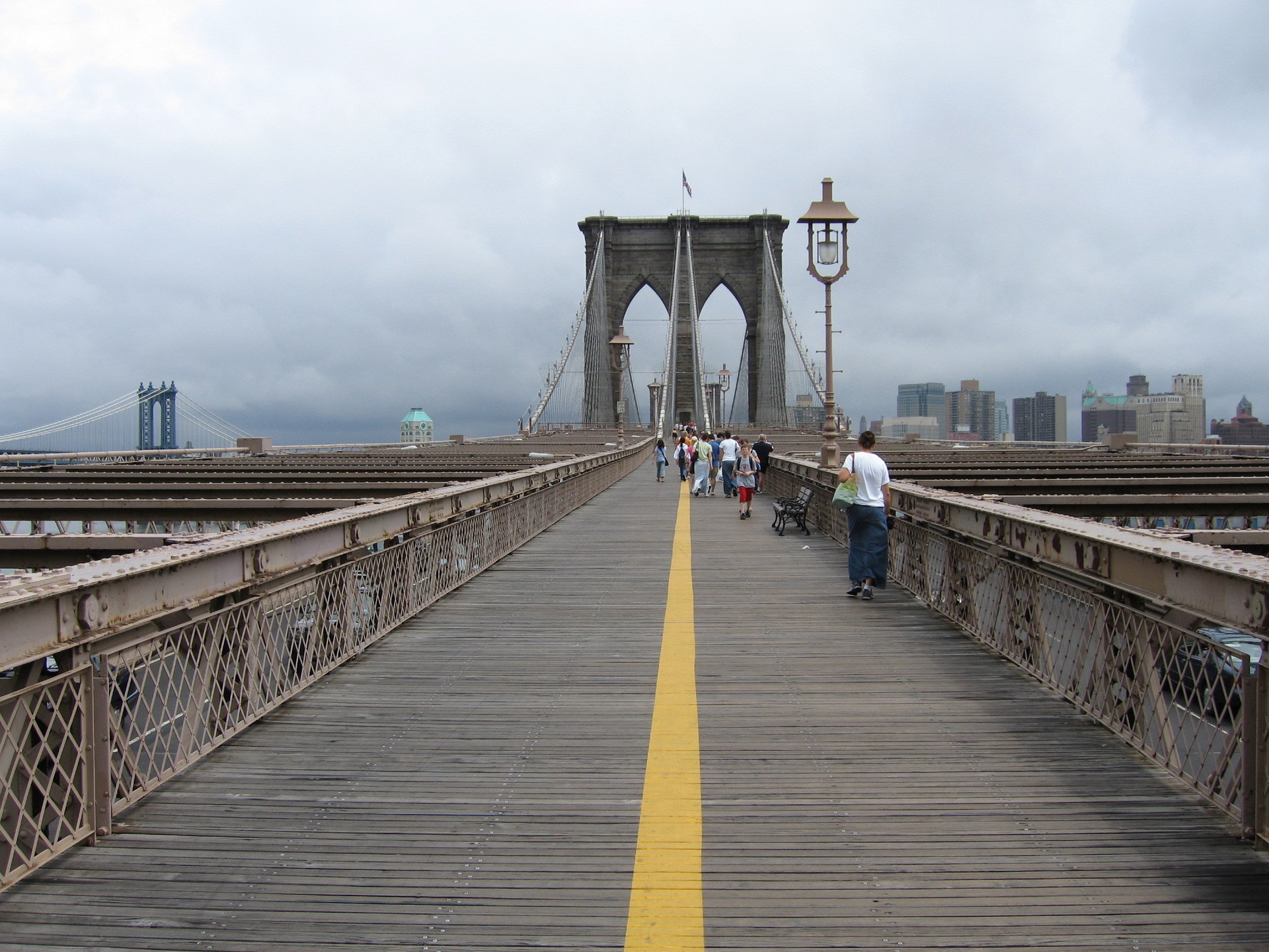 Travel Image Brooklyn Bridge New York HD Wallpaper And