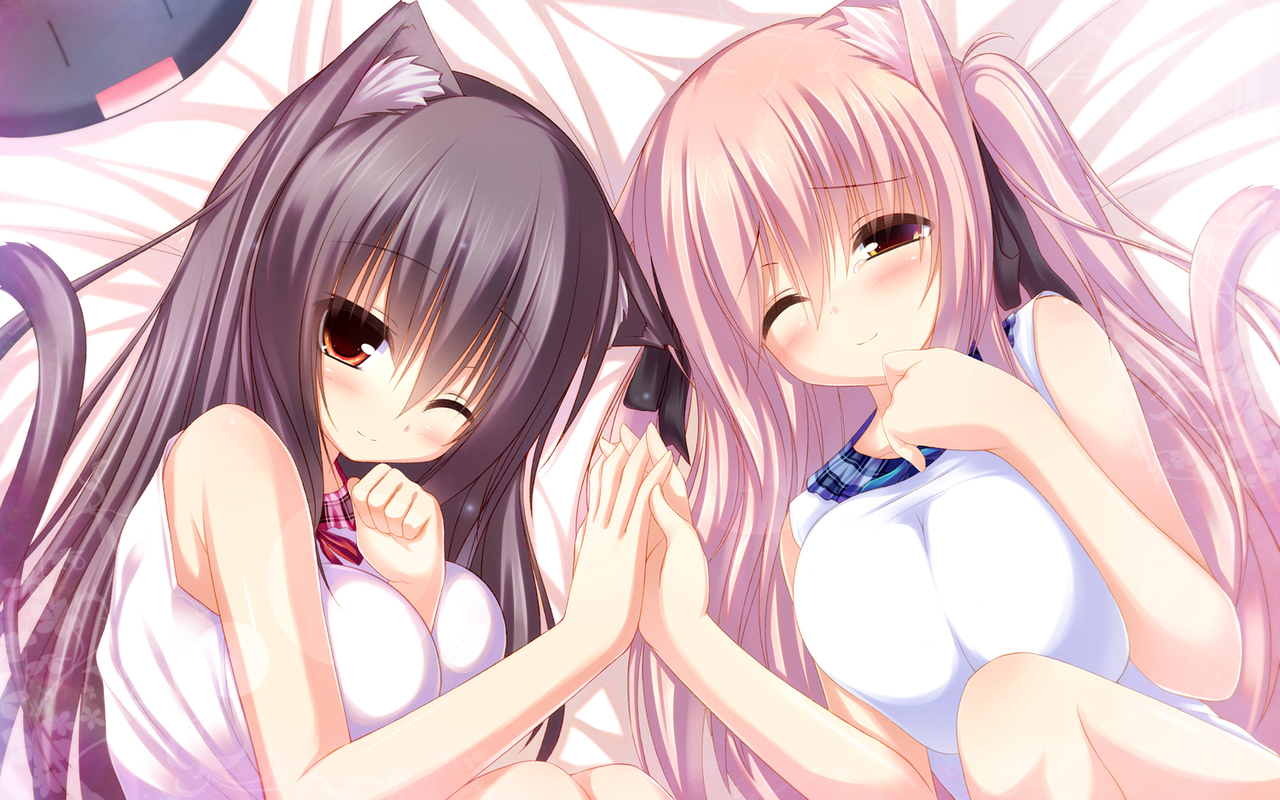 Neko Anime Couples Pretty Girls