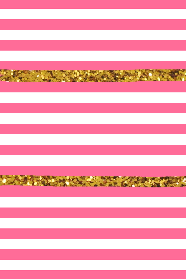 Stripes And Glitter Phone Wallpaper Jenny Bevlin