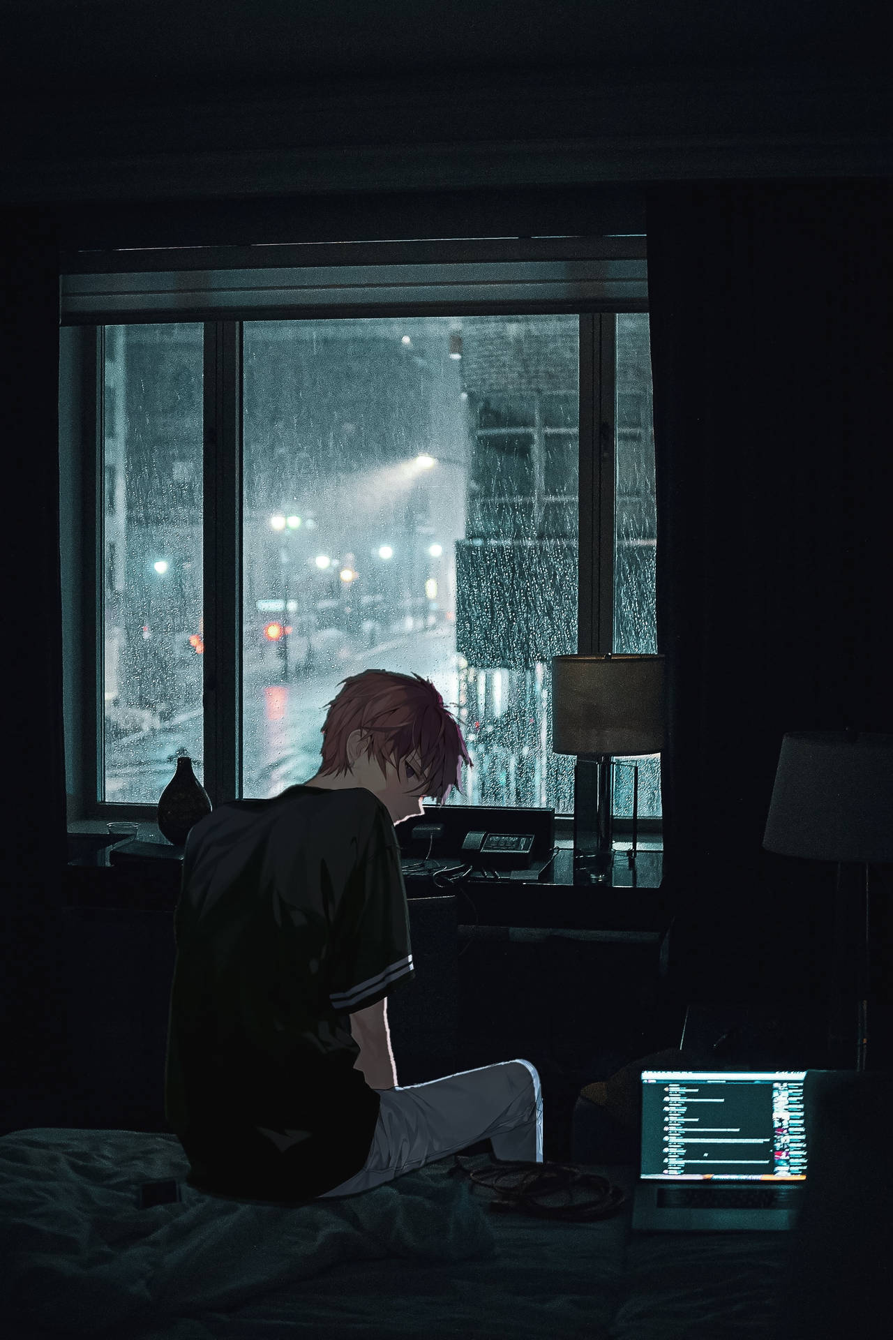 Sad Boy Anime Wallpaper
