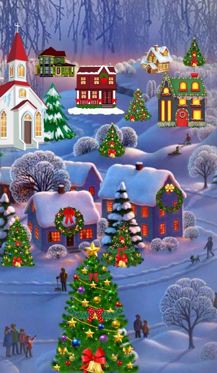Beautiful bright cheerfull Merry christmas wallpaper