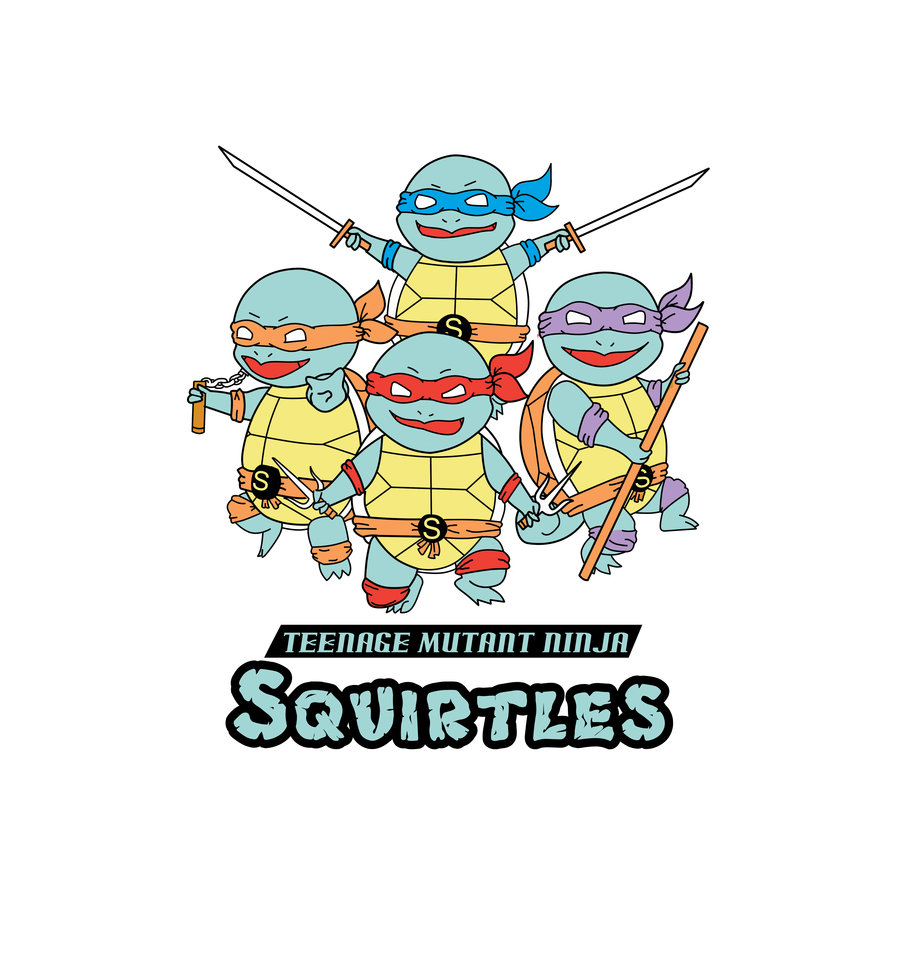 Teenage Mutant Ninja Squirtles By Rougeleaderred