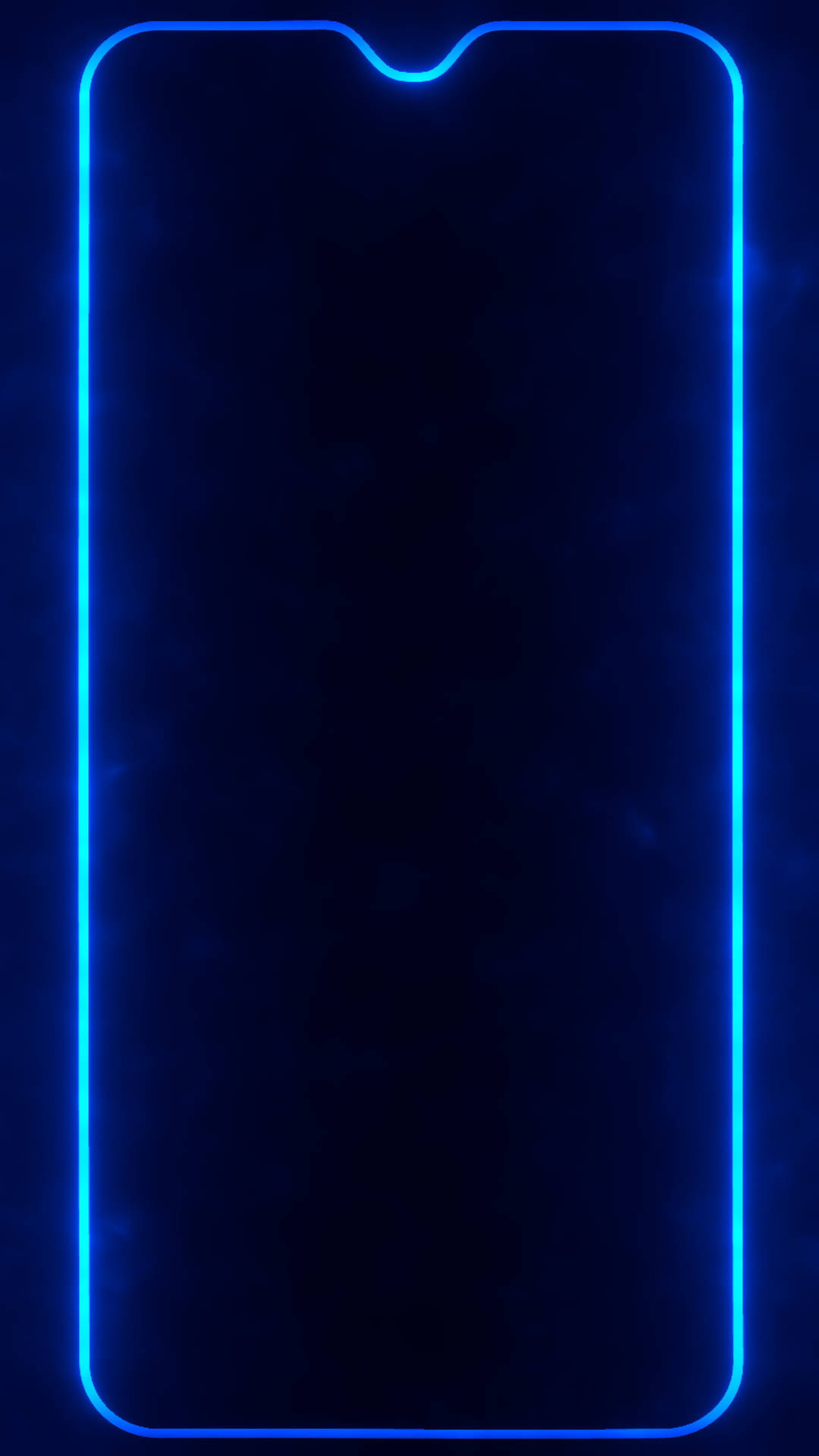 Blue Neon Aesthetic iPhone Wallpaper