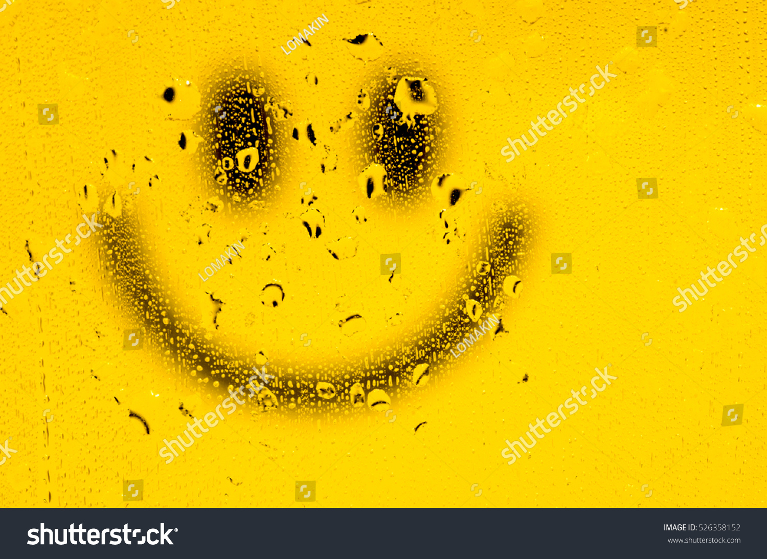Smiley Face Yellow Smile Poster World Stock Photo Edit Now