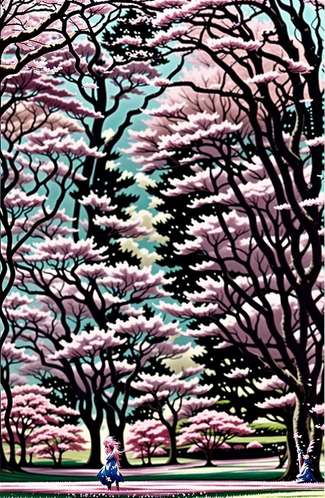 Pink Anime Wallpaper