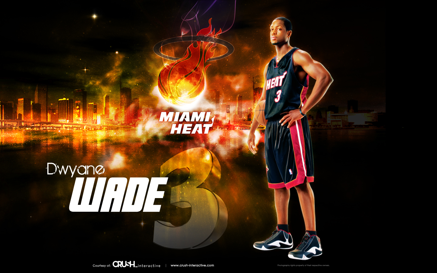 Dwyane Wade Miami Heat By Snapper1200 Customization Wallpaper HDtv