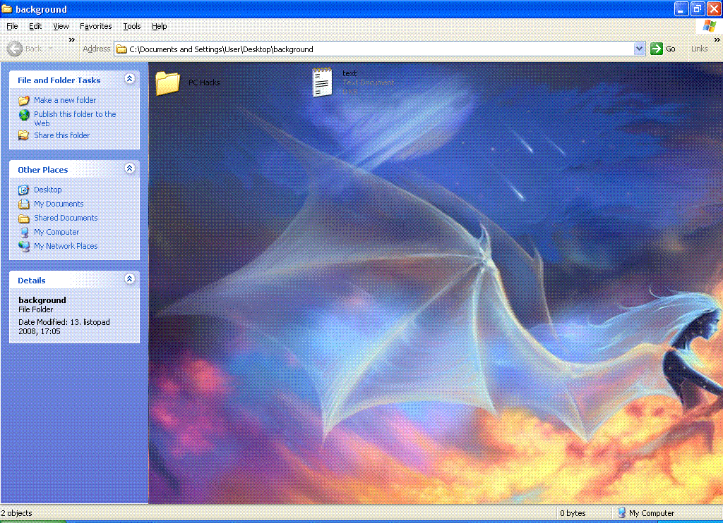 windows 10 folder color background