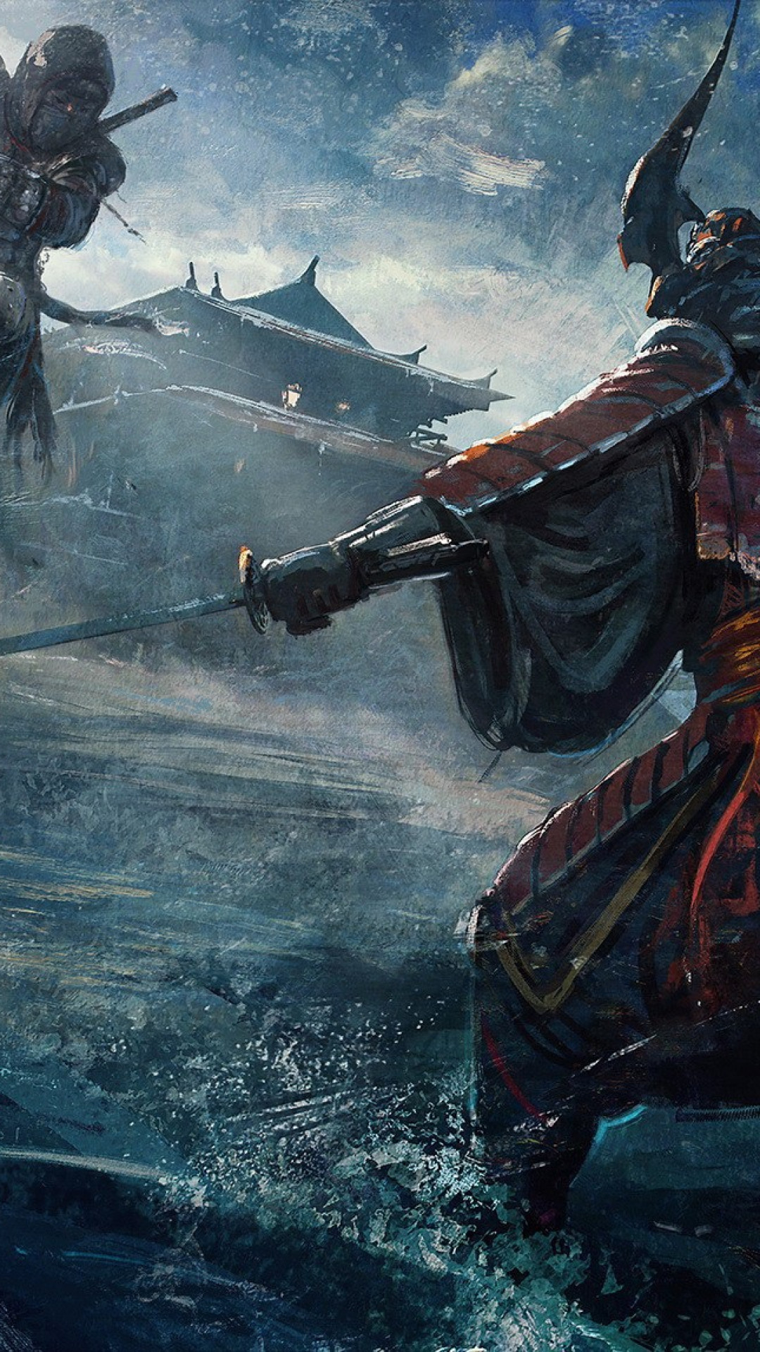 Fantasy Battle Samurai Vs Ninja Traditional
