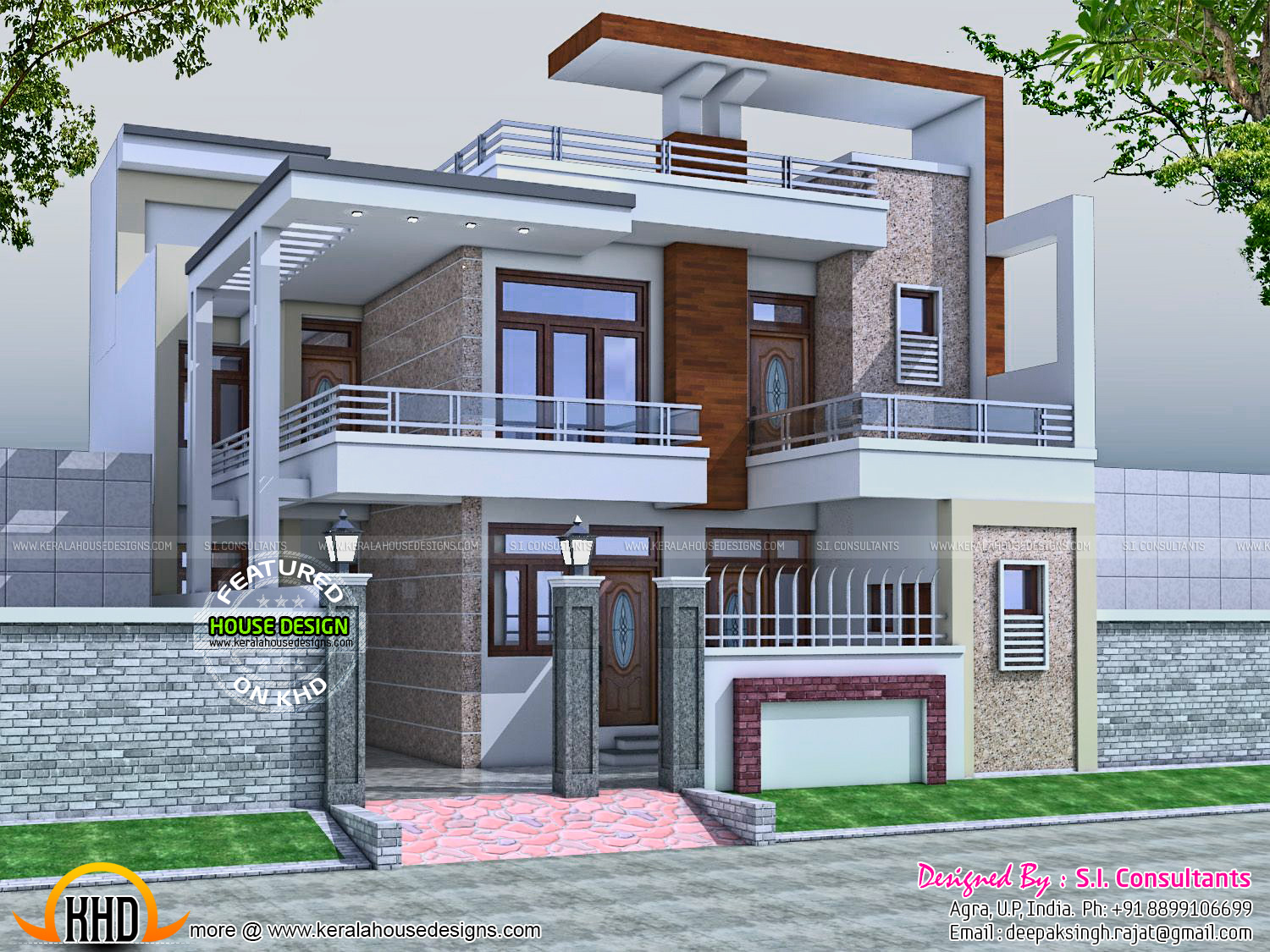 New House Plans With Photos Indian Style