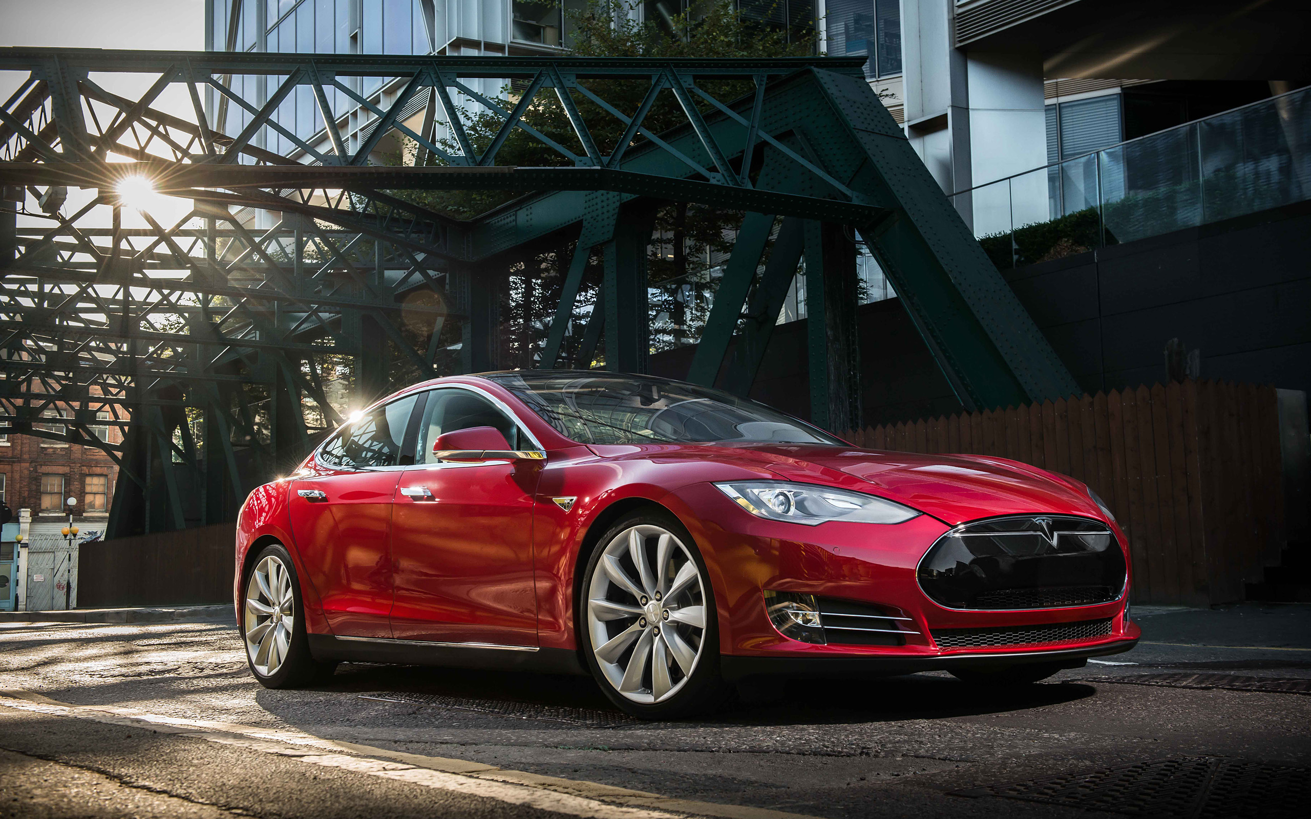 Tesla Model S Supercar G Wallpaper Background