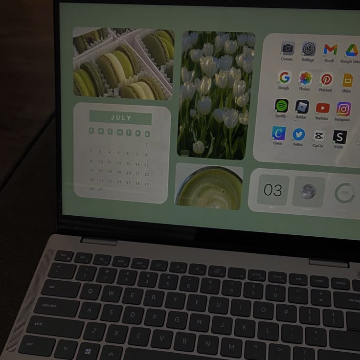Sage Green Aesthetic Desktop Wallpaper