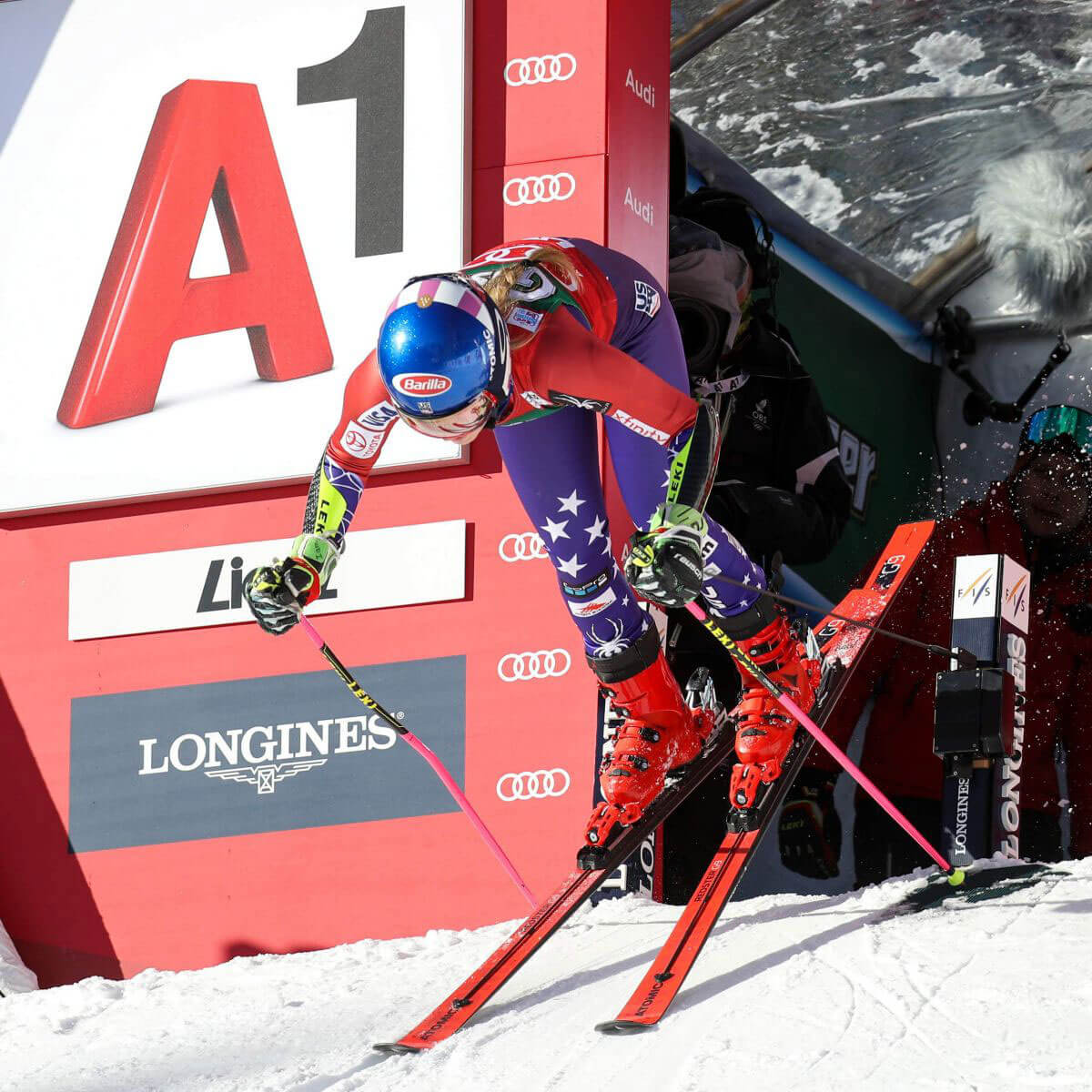 Mikaela Shiffrin Stills At Alpine Skiing Fis World Cup In
