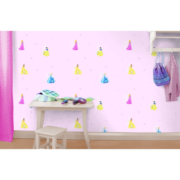 Disney Princess Castle Wallpaper Pink WP01199 at wilkocom