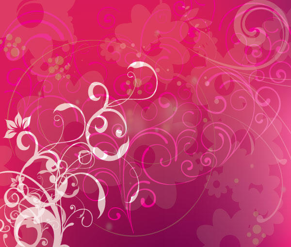 Pink Background With Swirls Vector Design 123vectors