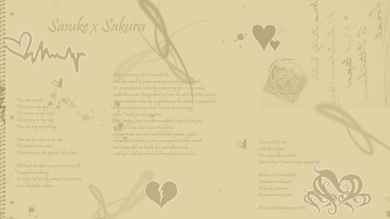 Love Letter Wallpaper Sakuxsasu Desktop Background