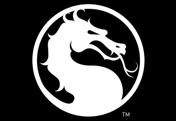  the franchises iconic dragon silhouette on top of a black background