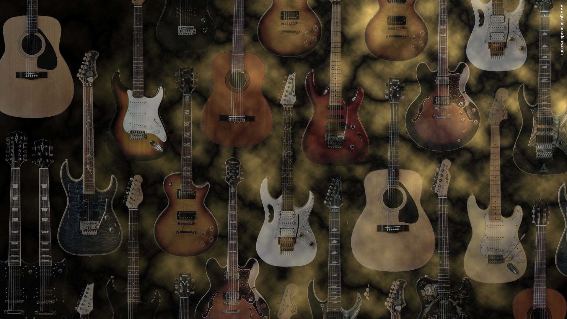 Wallpaper Widescreen Background Guitars Image