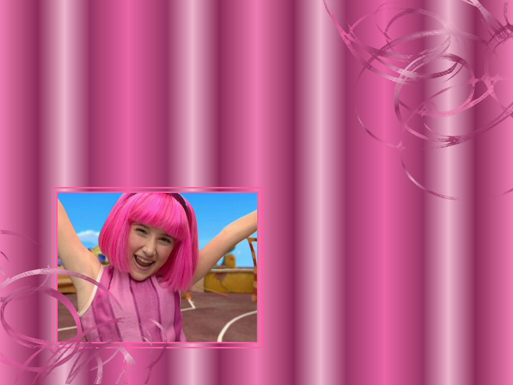 Pink Stephanie Lazy Town Wallpaper