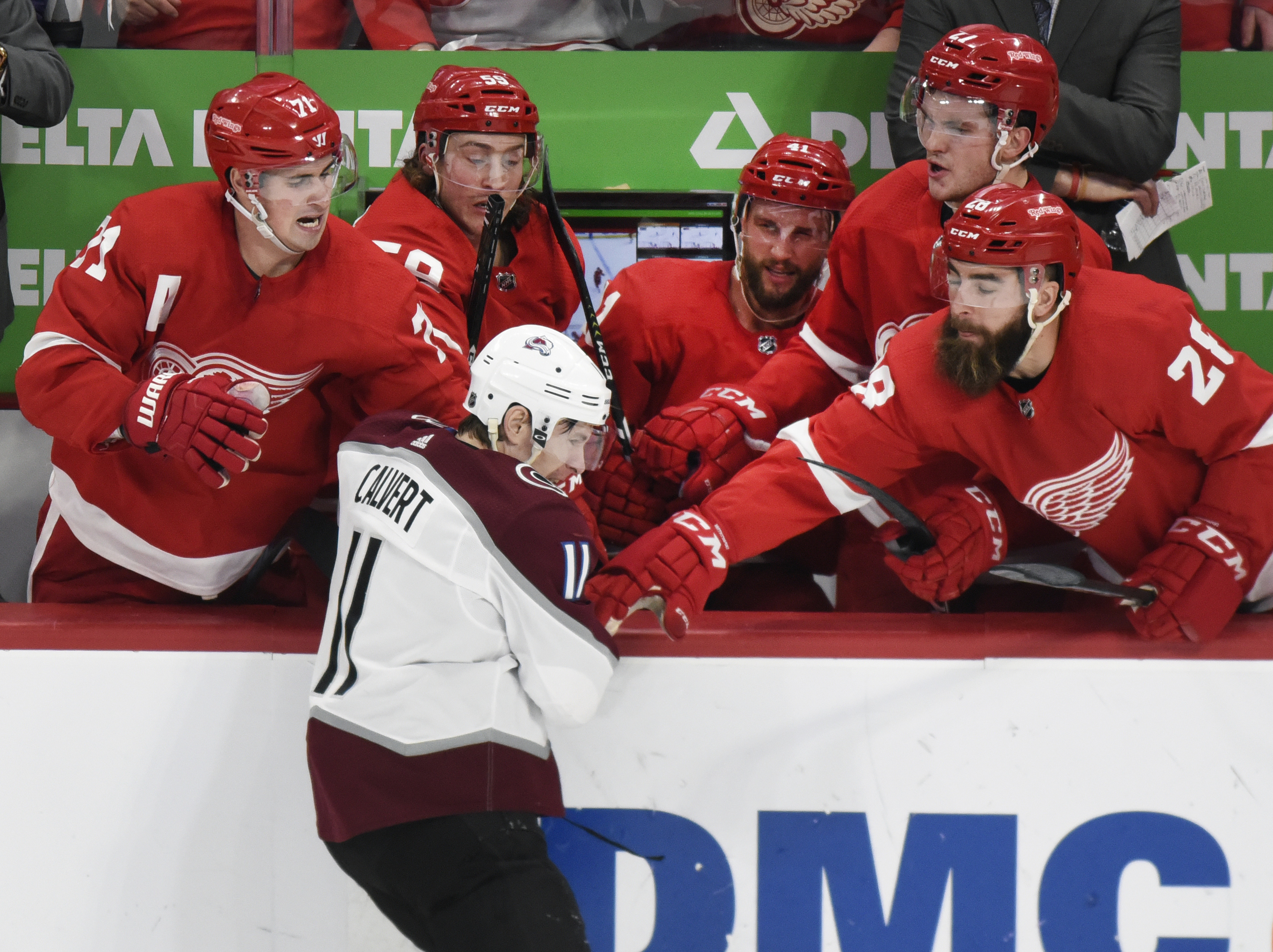 Varlamov Makes Saves As Avalanche Shut Out Red Wings
