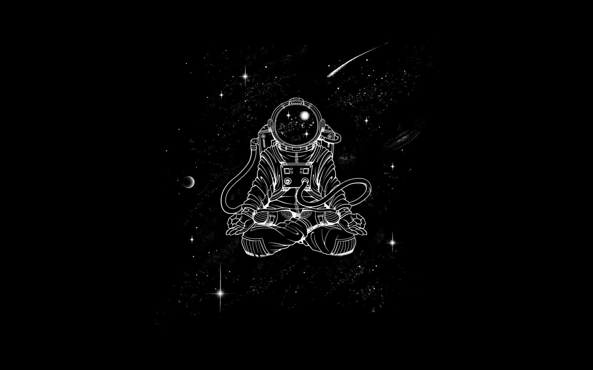 Space Meditation iPhone Wallpaper