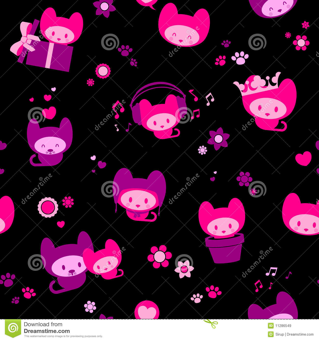 [50+] Cute Black and Pink Wallpaper on WallpaperSafari