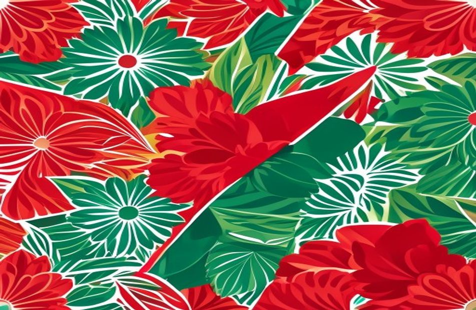 Red And Green Wallpaper