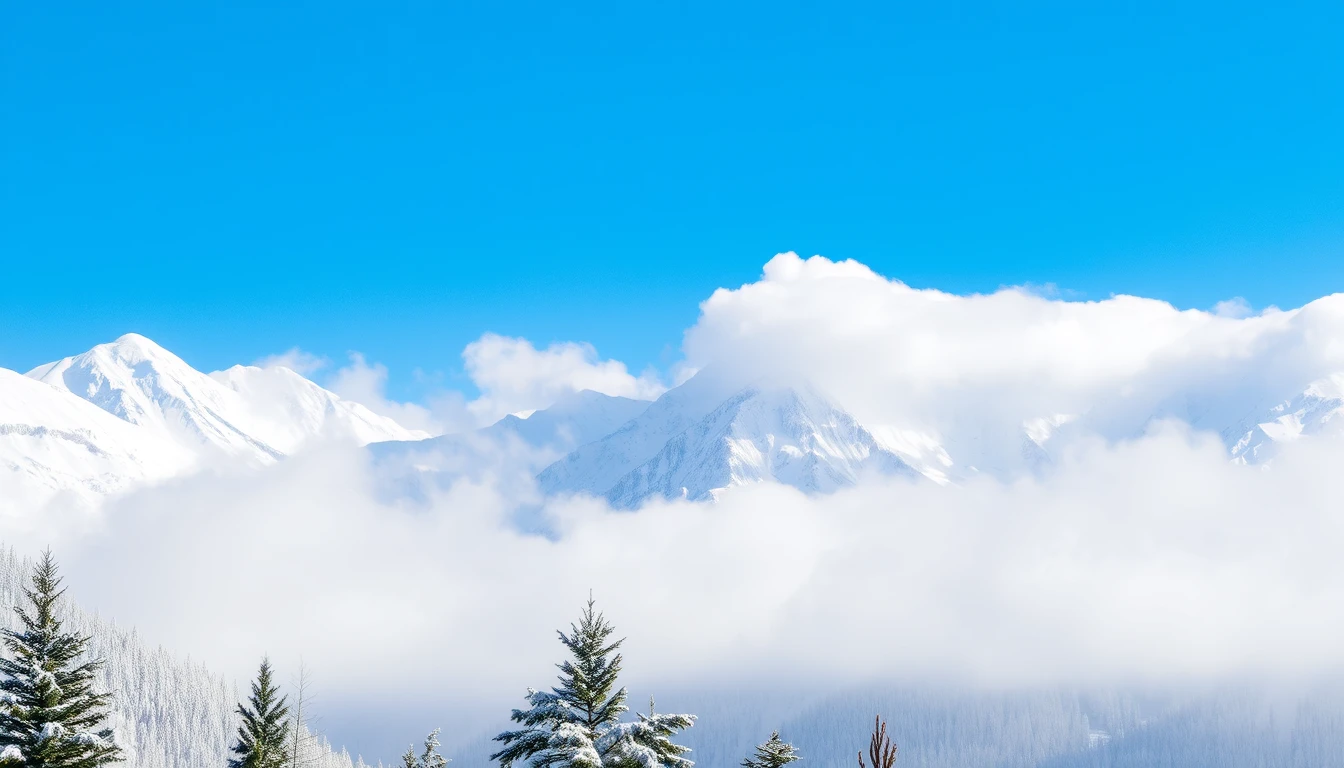 Snowy Mountains Wallpaper