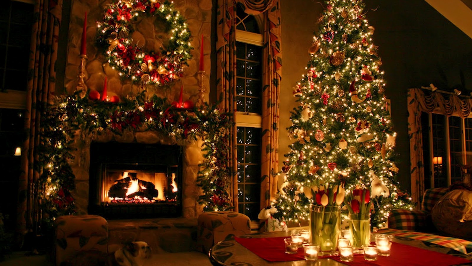 Christmas Winter Scenes Desktop Wallpaper