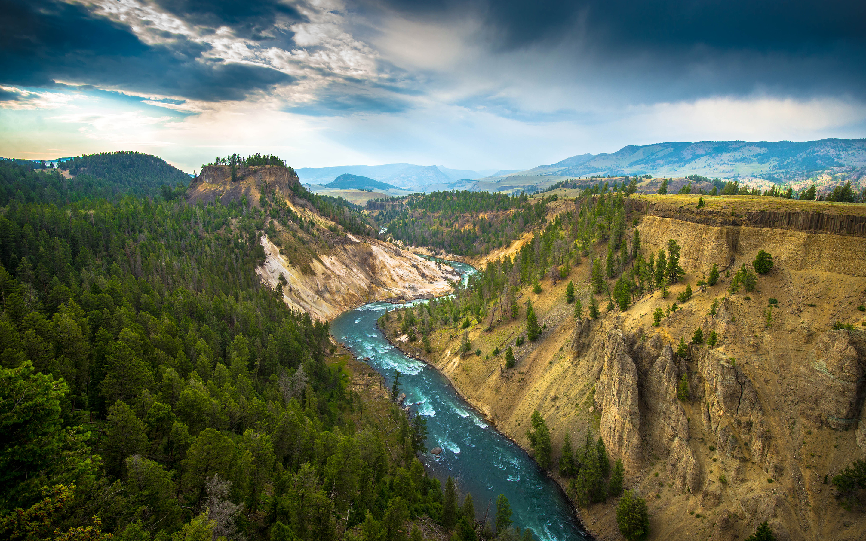 Yellowstone National Park HD Wallpaper Background Image