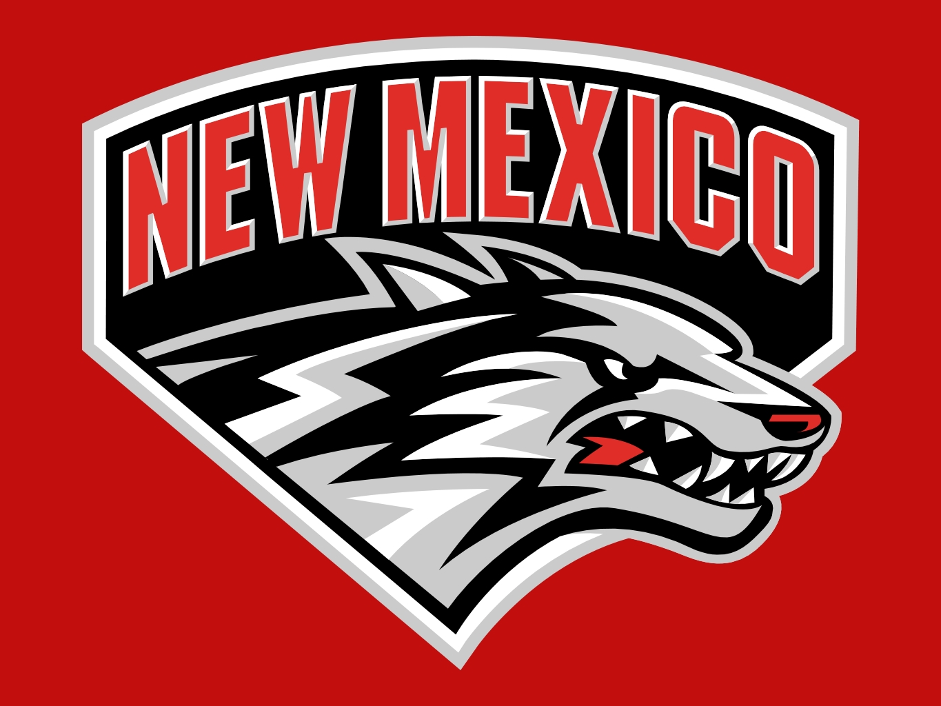 Pin University Of New Mexico Lobos Logo