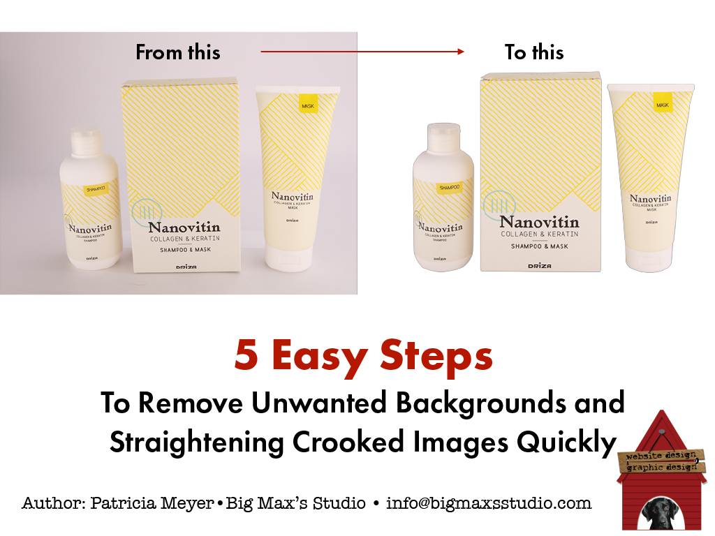 Easy Steps To Remove Unwanted Background And Straighten Crooked