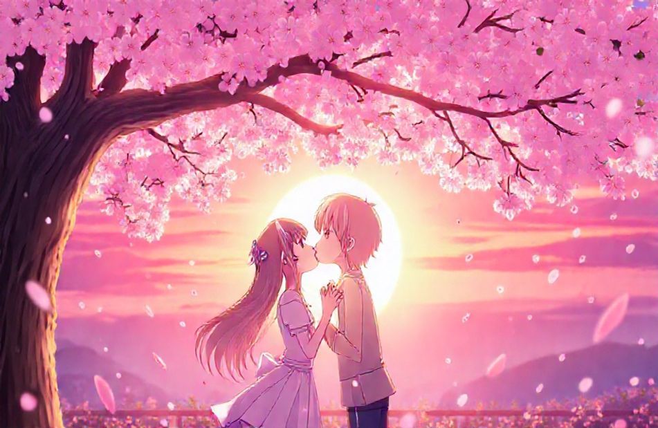 Anime Kiss Wallpaper