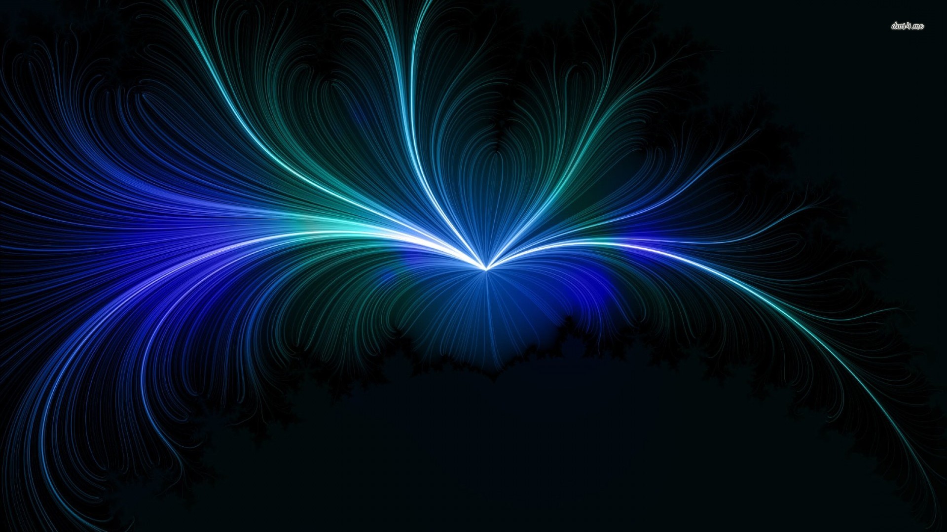 Abstract Feather Wallpaper