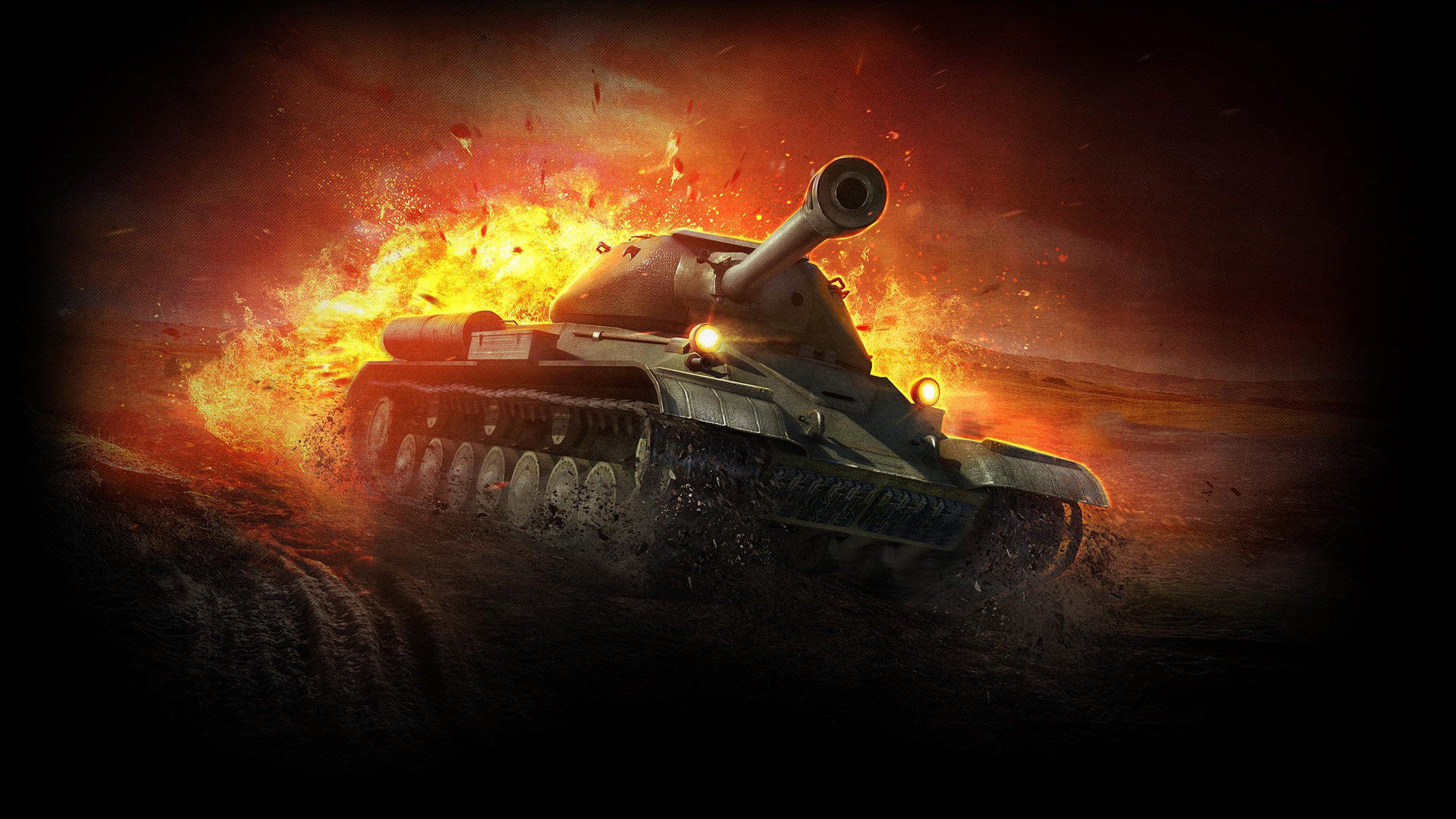 Tanks Heavy Tank Is Explosion Wallpaper HD Games