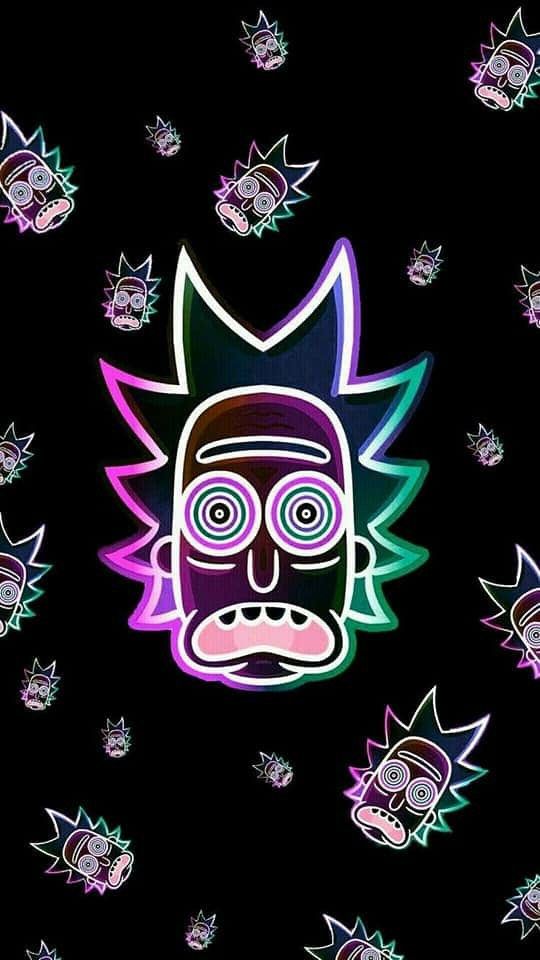 A Cool Ass iPhone 6 Wallpaper I Made Trippy Rick and Morty   rrickandmorty