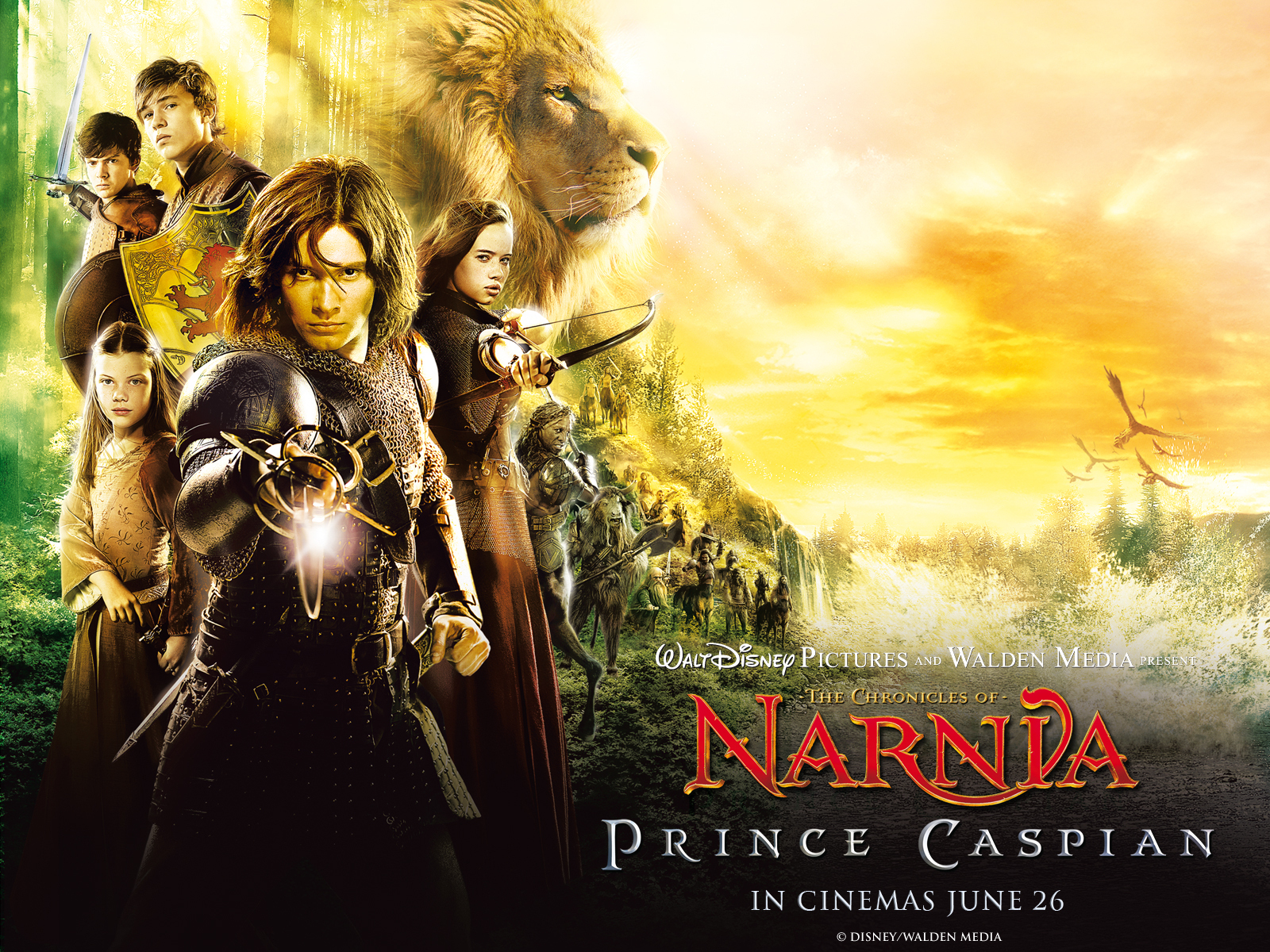 The Chronicles Of Narnia Prince Caspian Walt Disney Wallpaper