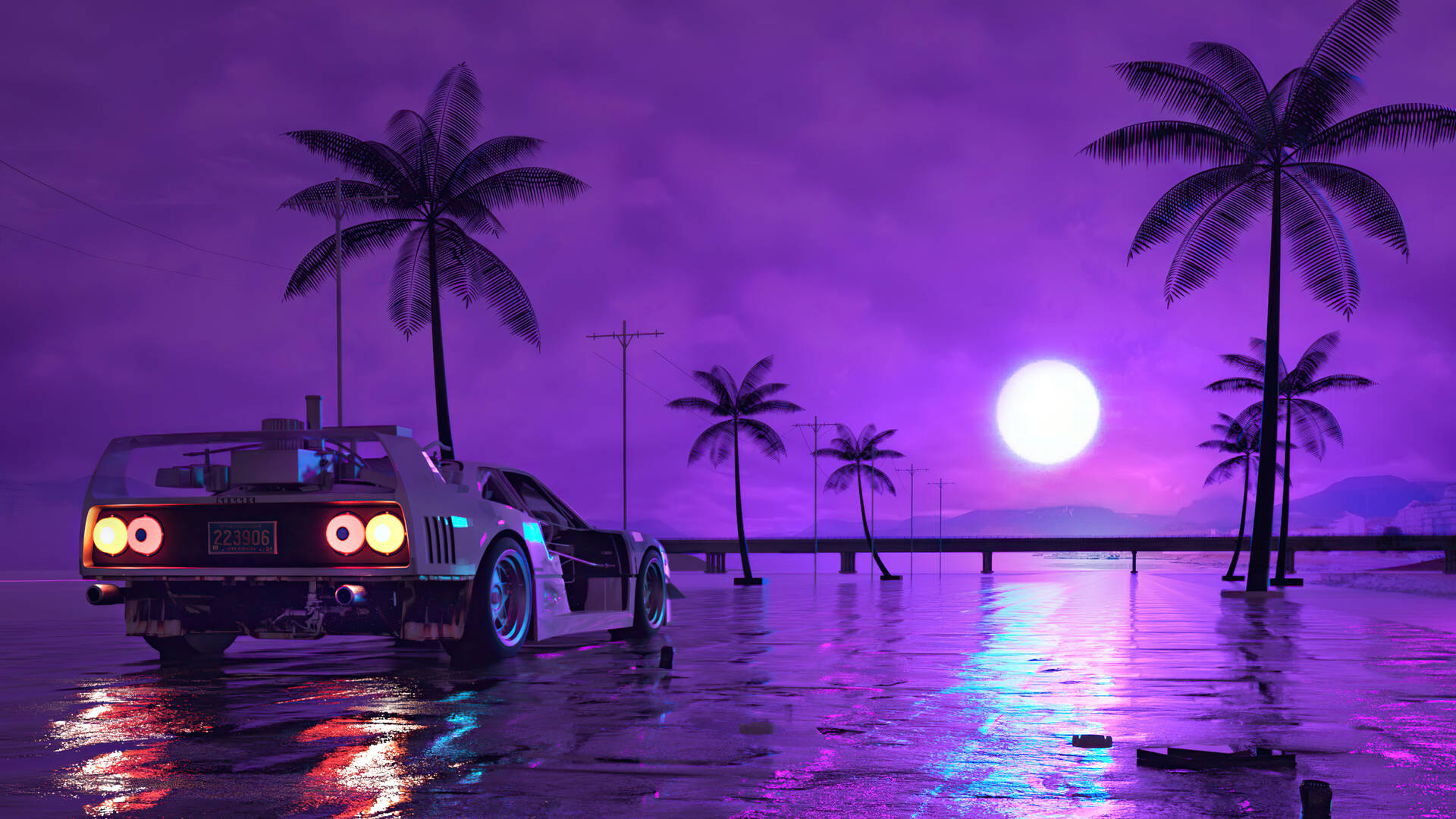 S Retro Aesthetic Vintage Car Wallpaper