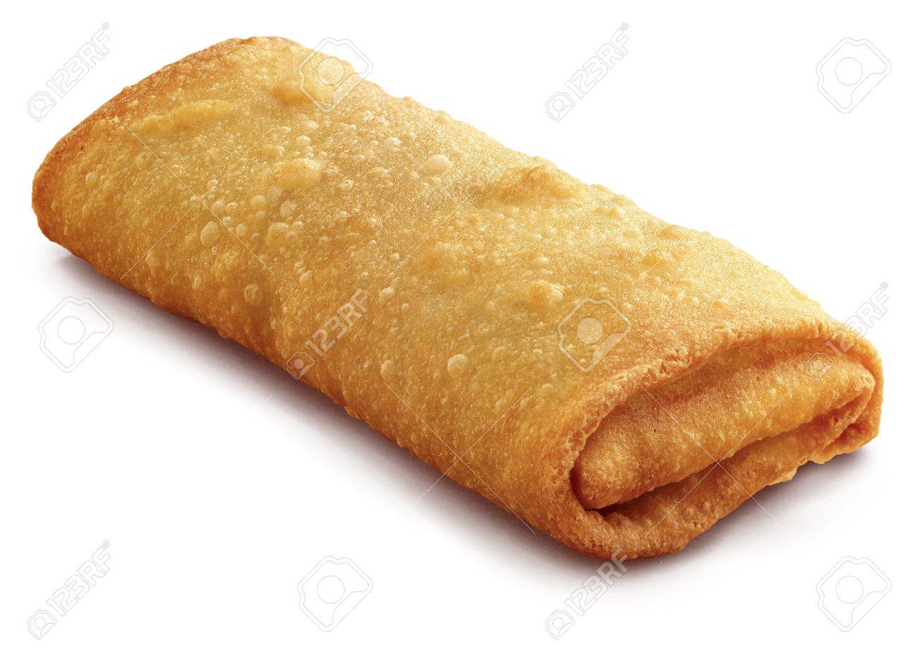 Egg Roll On A White Background Stock Photo Picture And Royalty