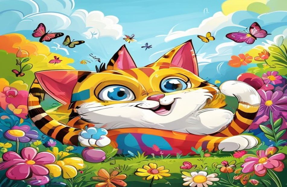 Cartoon Cat Wallpaper