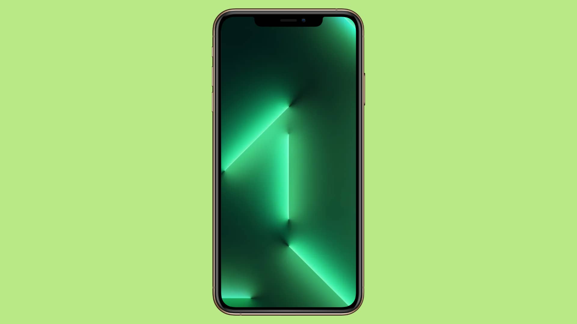 New Green iPhone Pro Wallpaper Available For