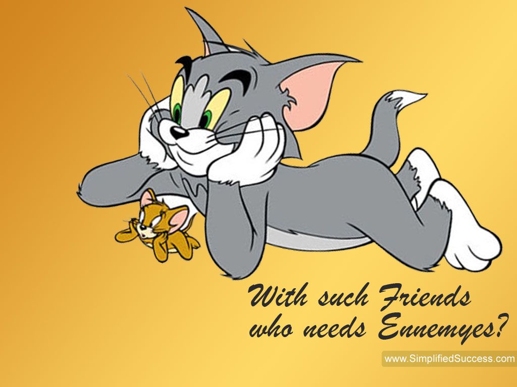 Tom And Jerry Friends Forever Background With Image