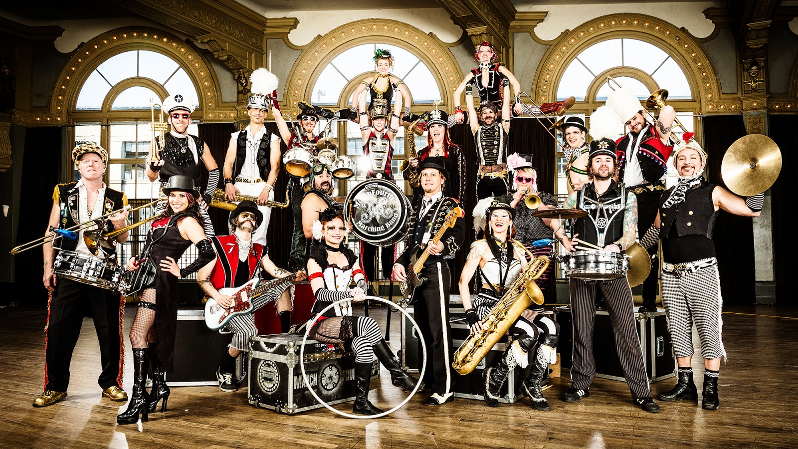 Marchfourth Marching Band At Rialto Theater Saturday
