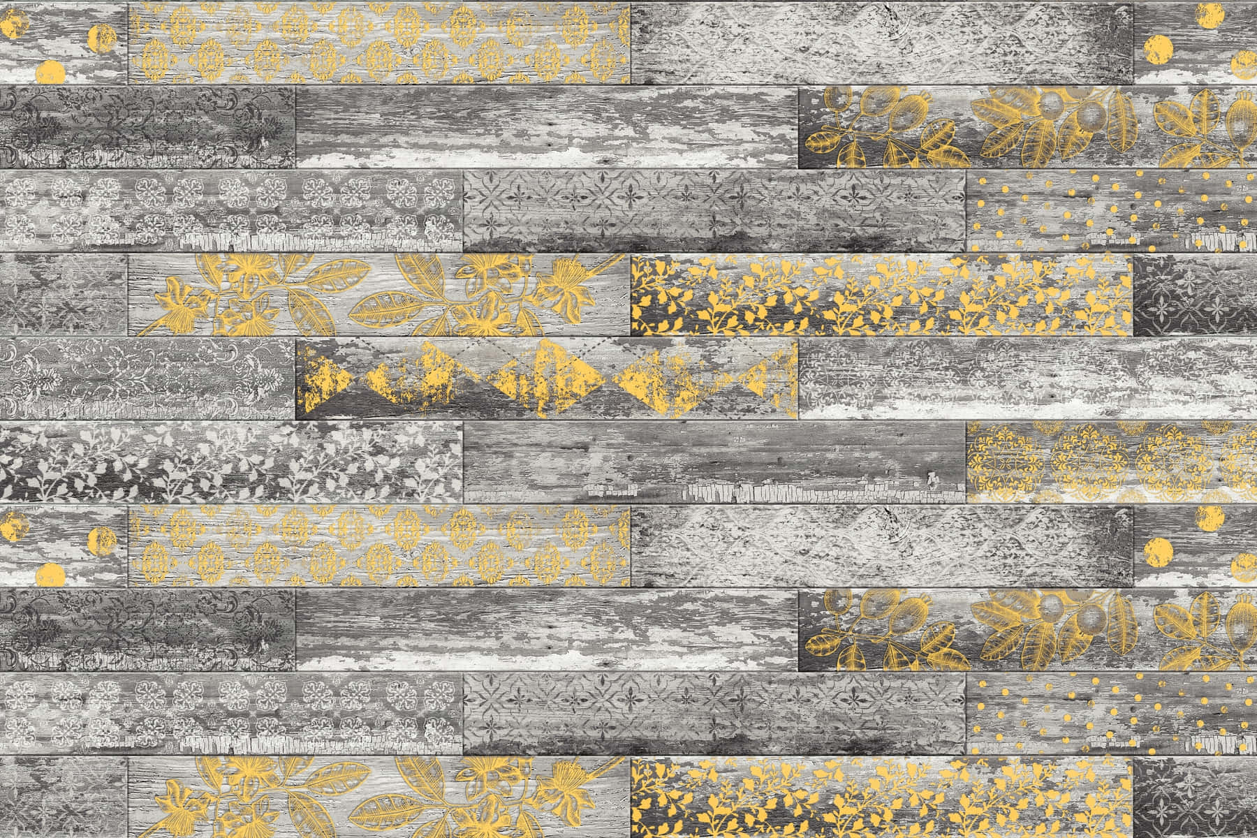 Highlight Your Day With This Bright Gray And Yellow Wallpaper