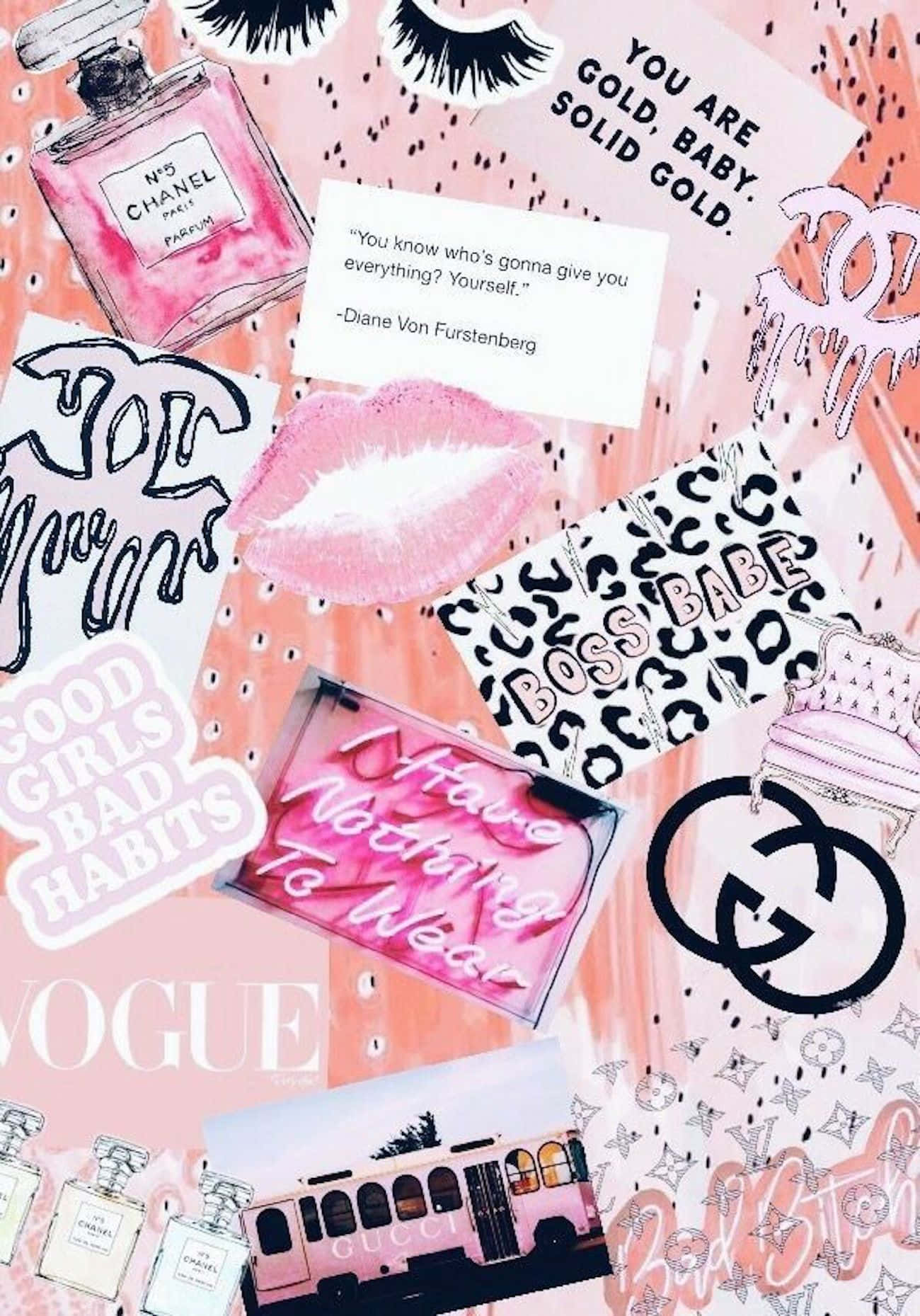 Girly Pink Aesthetic Wallpaper
