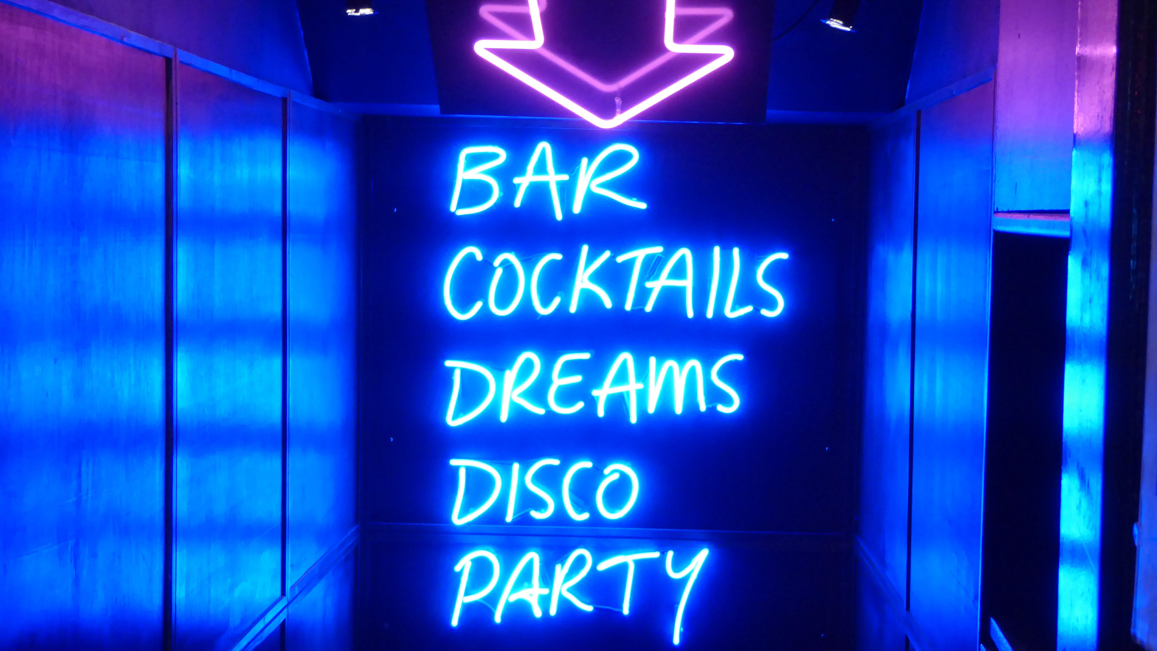 Aesthetic Dark Blue Wallpaper Electric Neon