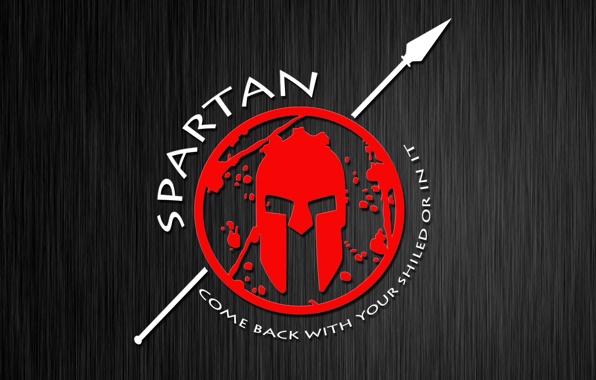Wallpaper Spartan Logo Shiled Spear Helmet Miscellanea
