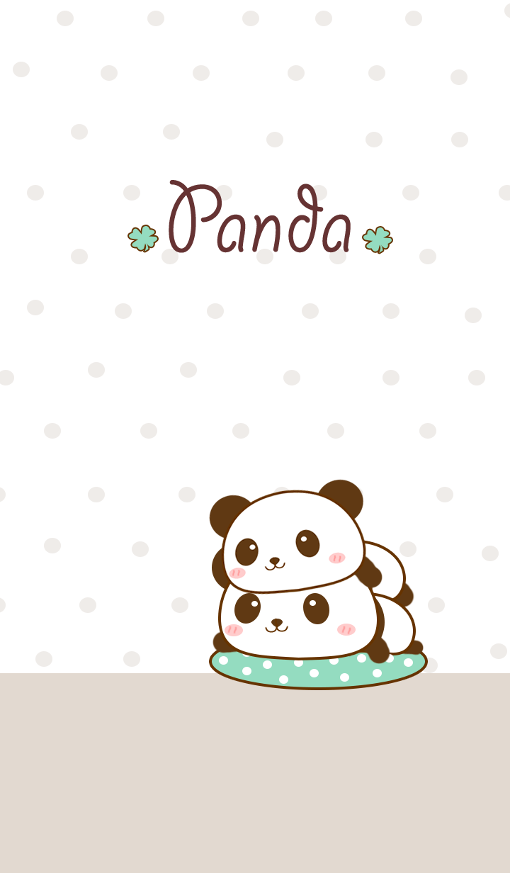 Kawaii Cute Panda Wallpaper Top
