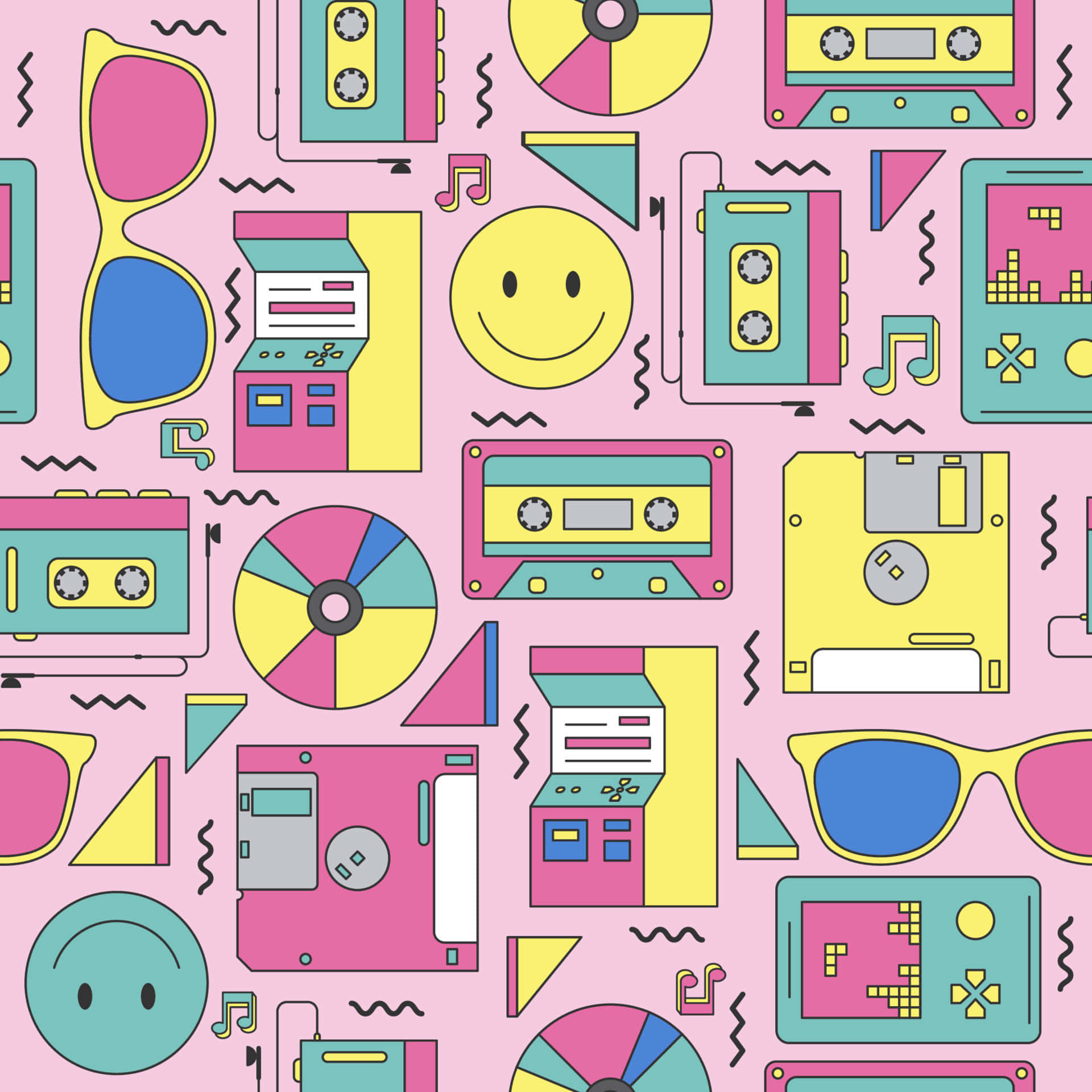 Rekindle Your Childhood With This Nostalgic Retro 90s Wallpaper