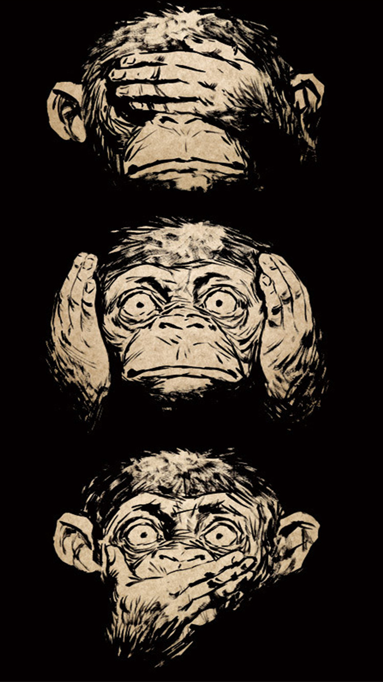 Free Monkey Faces Wallpaper For Your Phone