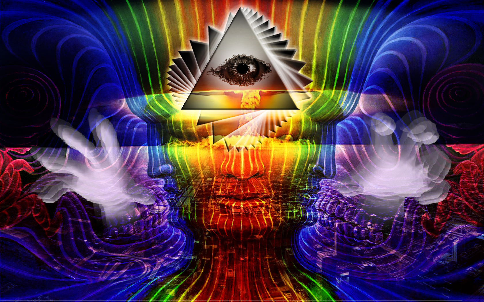 Illuminati control over mind Wallpaper by DemiPsycho 1680x1050